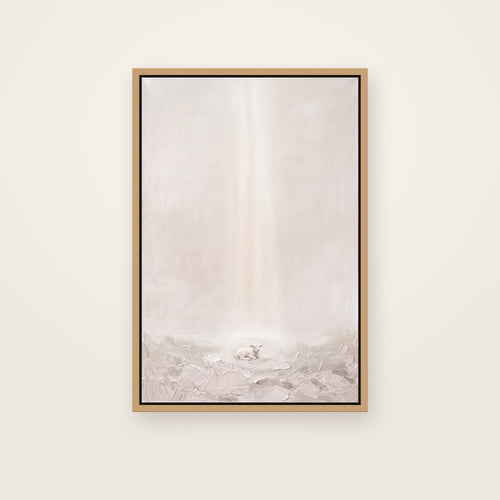 Behold the Lamb in a natural floating frame